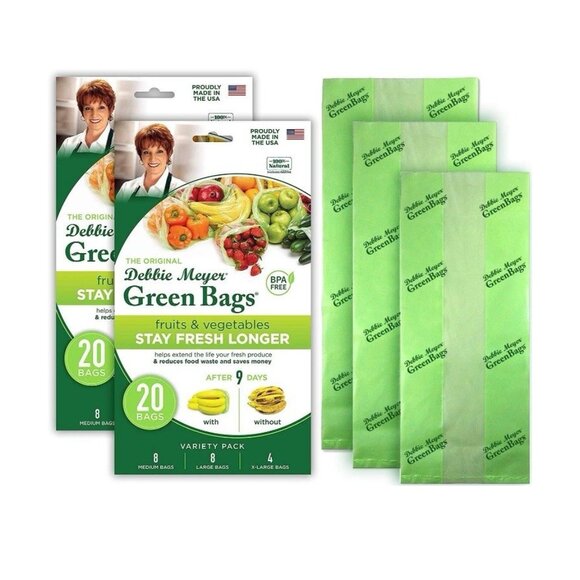 Debbie Meyer Green Bags 40-Pack (16M, 16L, 8XL), Green NEW NWT - Picture 3 of 3